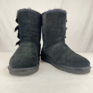 Kookaburra by Ugg Black Victoria Short Faux Fur Boots